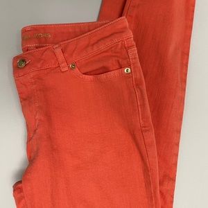 Michael Kors skinny jeans. Burnt orange color.